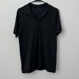 lululemon athletica Black Polo Shirt